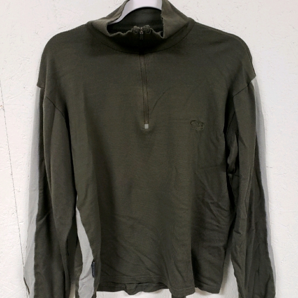 M's Icebreaker Merino Wool Zip Neck Top